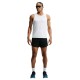 Nike Pantaloncini Running Af Stride 5" Nero Argento Uomo
