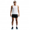 Nike Pantaloncini Running Af Stride 5" Nero Argento Uomo