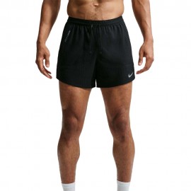 Nike Pantaloncini Running Af Stride 5" Nero Argento Uomo