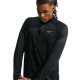 Nike Maglia Runningip Mid Layer Stride Nero Argento Uomo