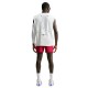 Nike Pantaloncini Running Miler 5" Df Rosso Grigio Uomo