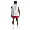 Nike Pantaloncini Running Miler 5" Df Rosso Grigio Uomo