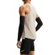 Nike Canotta Areo-Fit Stride Cream Ii Sail Argento Uomo