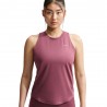 Nike Canotta Df Swift Standard Rosa Smoke Argento Donna