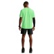 Nike T-shirt Running Miler Illusion Verde Argento Uomo