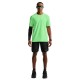 Nike T-shirt Running Miler Illusion Verde Argento Uomo