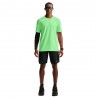 Nike T-shirt Running Miler Illusion Verde Argento Uomo