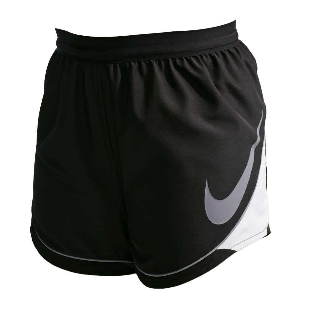 Nike Pantaloncini Running Swoosh Run Nero Bianco Donna
