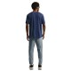 Nike T-shirt Running Miler Midnight Navy Argento Uomo