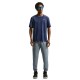 Nike T-shirt Running Miler Midnight Navy Argento Uomo