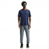 Nike T-shirt Running Miler Midnight Navy Argento Uomo