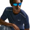 Nike T-shirt Running Miler Midnight Navy Argento Uomo