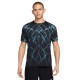 Nike Maglia Running Areo-Fit Adv Aop Nero Bianco Uomo