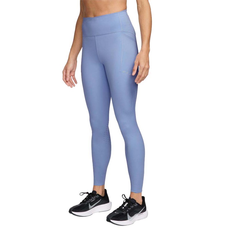 Nike Tight Df Swift Hr 7 8 Aluminum Argento Donna