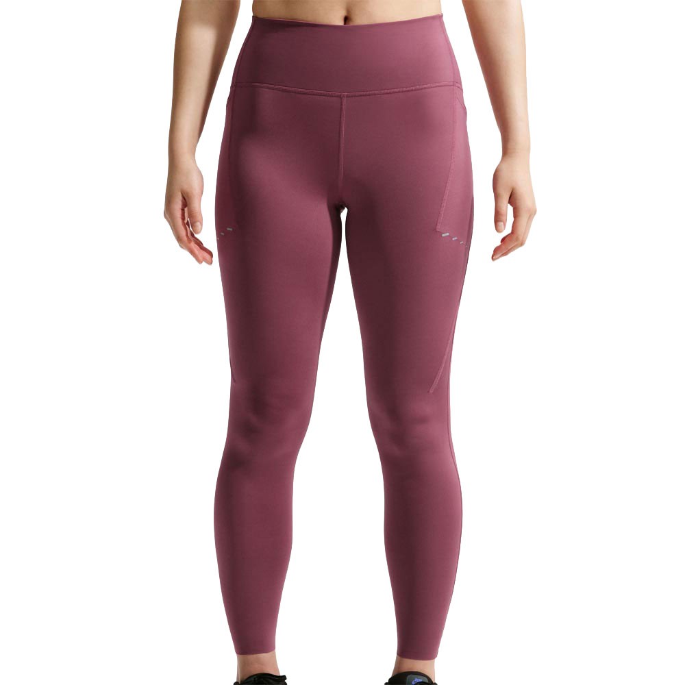 Nike Tight Df Swift 7 8 Rosa Smoke Argento Donna