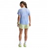 Nike T-shirt Running Swift Df Blu Argento Donna