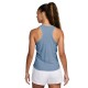 Nike Canotta Tempo Run Work Blu Argento Donna