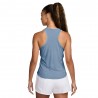 Nike Canotta Tempo Run Work Blu Argento Donna