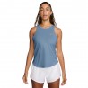 Nike Canotta Tempo Run Work Blu Argento Donna