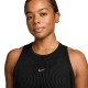 Nike Canotta Aero-Fit Swift Nero Verde Donna