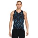 Nike Canotta Areoswift Aop Nero Bianco Uomo