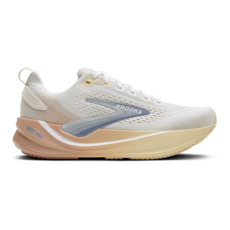Brooks Ghost Max 4 Bianco Rose - Scarpe Running Donna