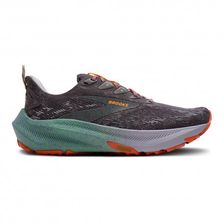 Brooks Ghost Trail Shark Jade Arancio - Scarpe Trail Running Donna