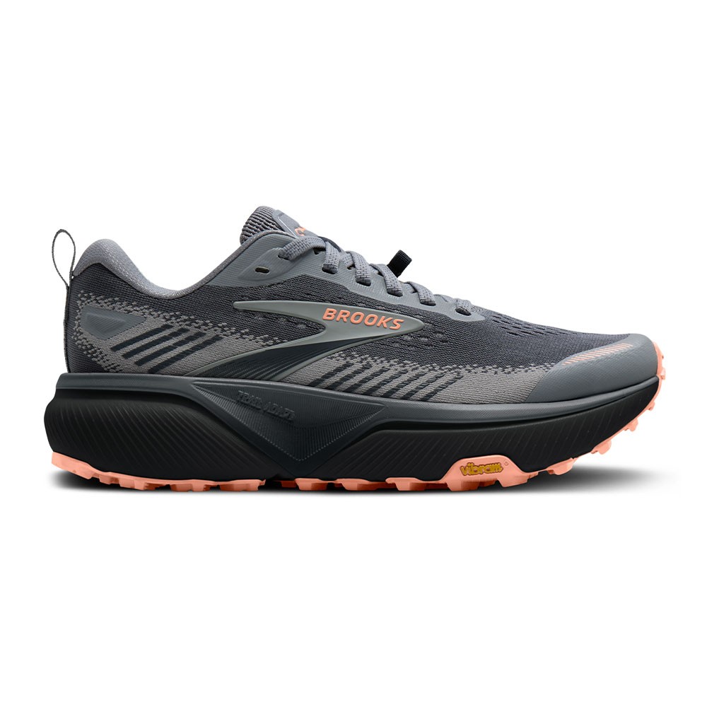 Brooks Cascadia 20 Grigio Grigio Peach - Scarpe Trail Running Donna