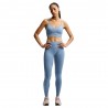 Nike Pro Seamless Reggiseno Sportivo Azzurro Donna