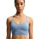 Nike Pro Seamless Reggiseno Sportivo Azzurro Donna