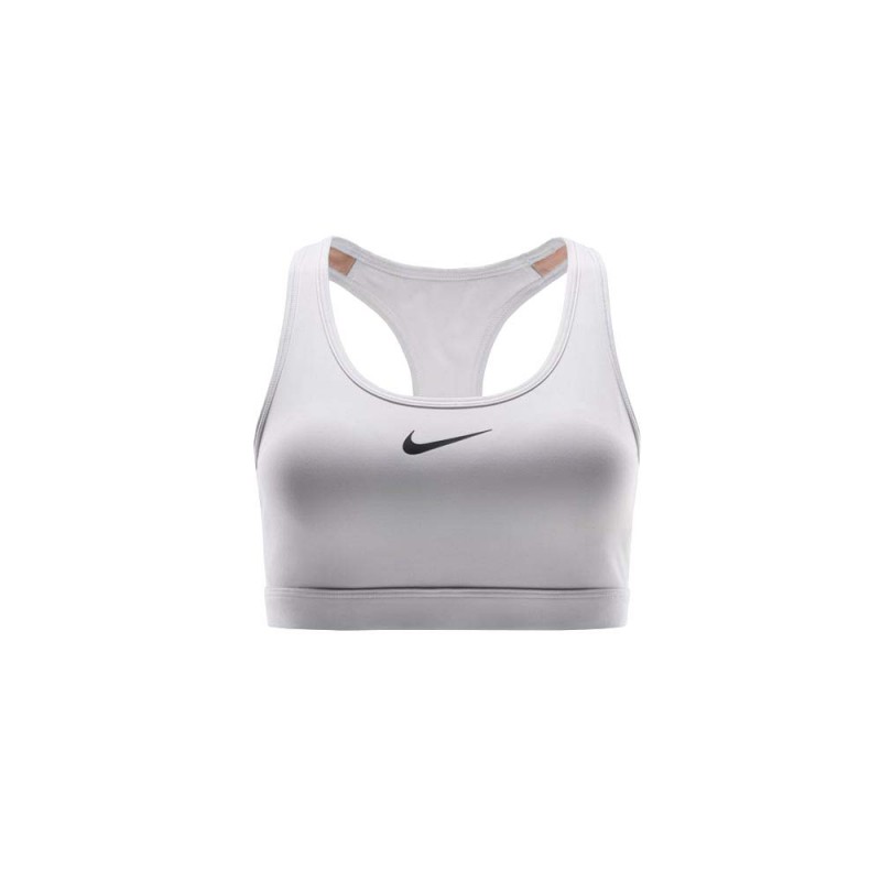 Nike Swoosh Reggiseno Sportivo Medium Support Bianco Donna
