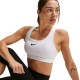 Nike Swoosh Reggiseno Sportivo Medium Support Bianco Donna
