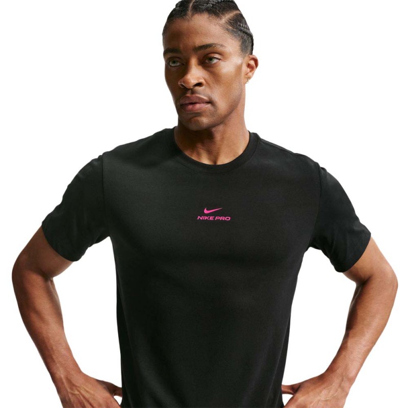 Nike Pro Maglietta Palestra Std Nero Uomo