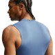 Nike Pro Canotta Palestra Blu Uomo