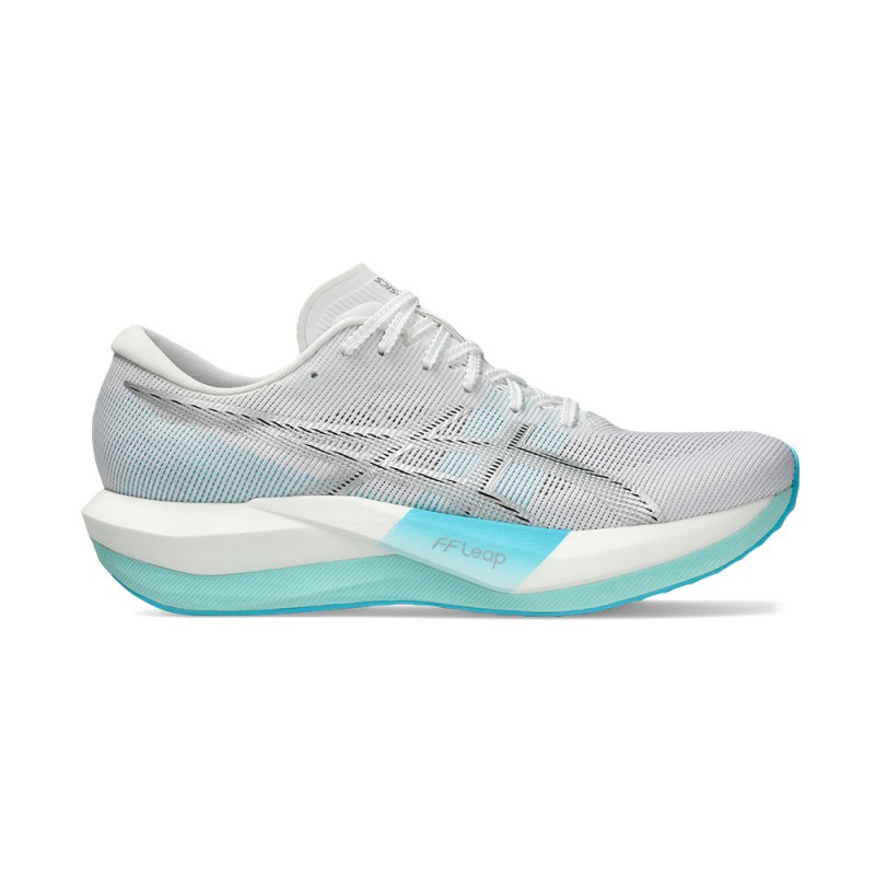 Asics Magic Speed 5 Bianco Pure Argento - Scarpe Running Uomo