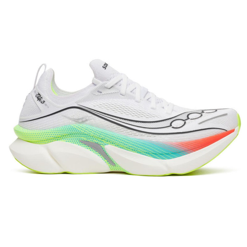 Saucony Endorphin Elite 3 Bianco Multi - Scarpe Running Uomo