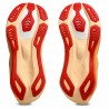 Asics Novablast 6 Bianco Arancio Glow - Scarpe Running Uomo