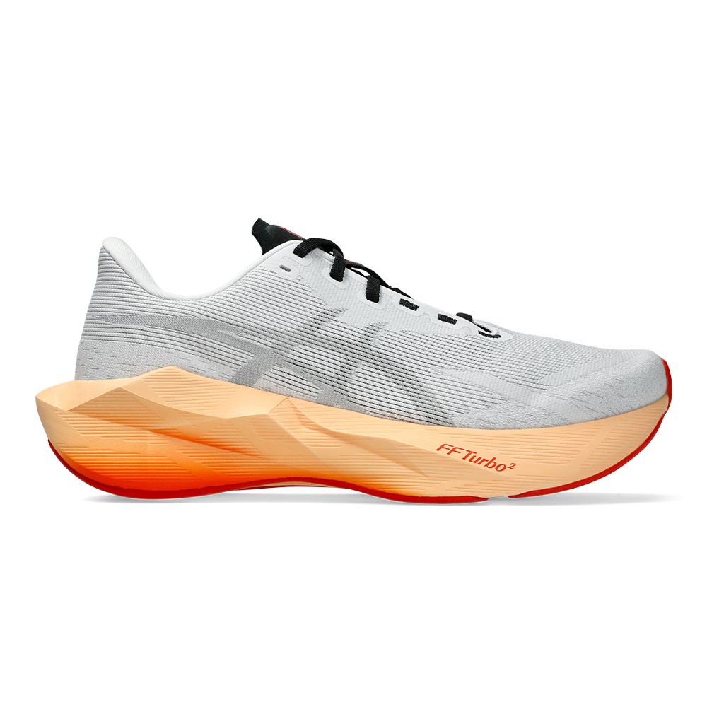 Asics Novablast 6 Bianco Arancio Glow - Scarpe Running Uomo
