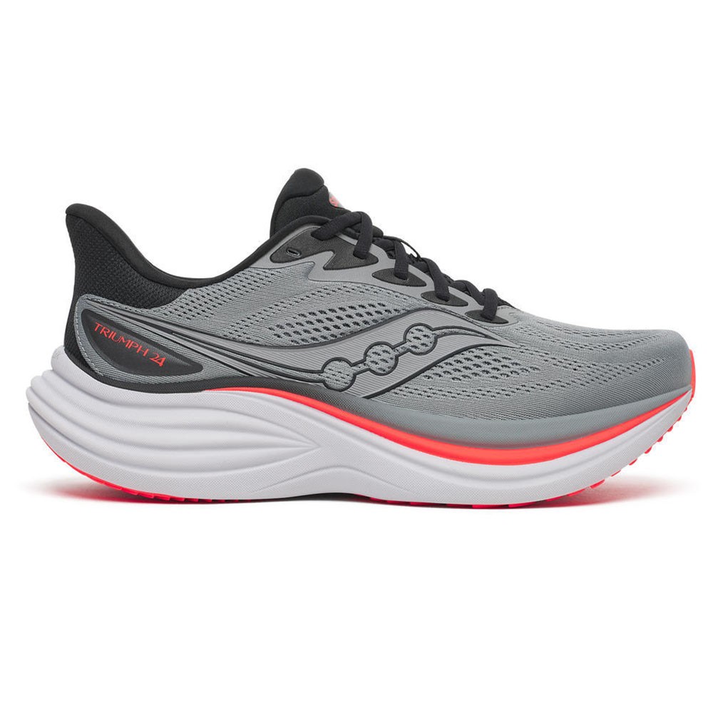 Saucony Triumph 24 Cinder Nero - Scarpe Running Uomo