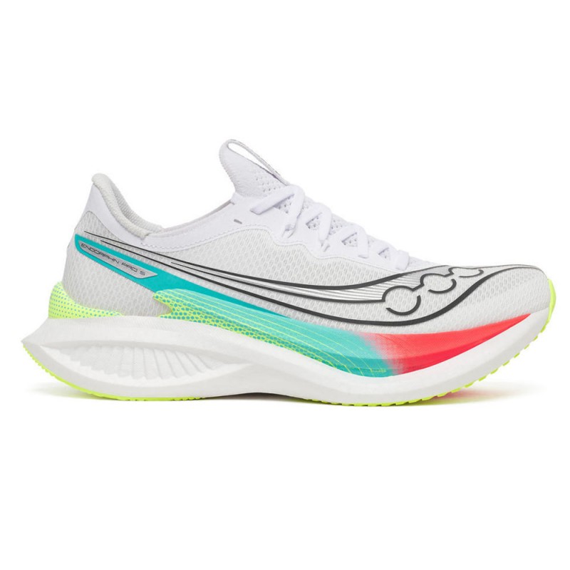 Saucony Endorphin Pro 5 Bianco Multi - Scarpe Running Uomo