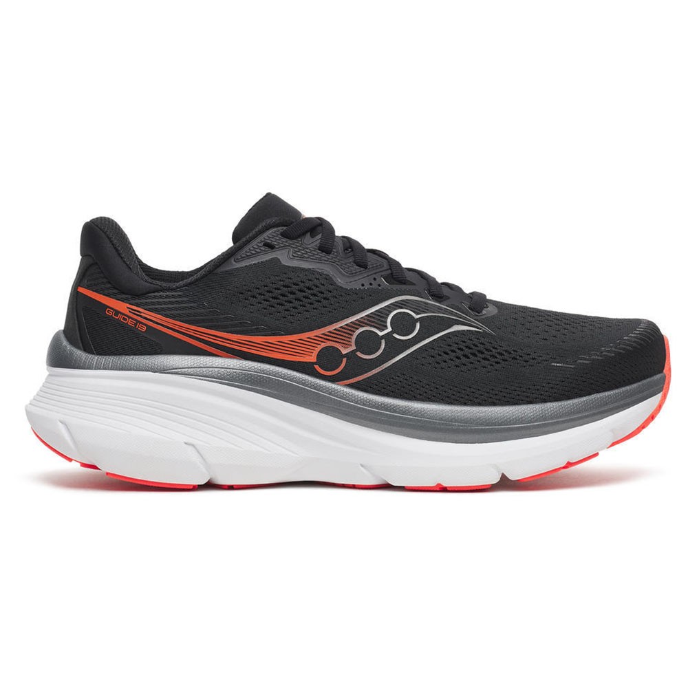 Saucony Guide 19 Nero Vizired - Scarpe Running Uomo