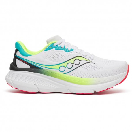 Saucony Guide 19 Bianco Citron - Scarpe Running Uomo