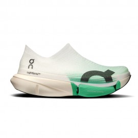 On Cloudboom Strike 2 Ls Bianco Verdite - Scarpe Running Uomo