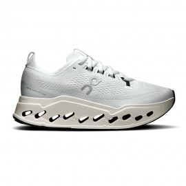 On Cloudsurfer Max Bianco Bianco - Scarpe Running Donna