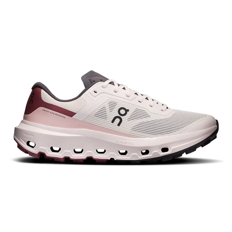 On Clouduvista 3 Oyster Barberry - Scarpe Trail Running Donna