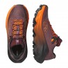 Salomon Ultra Glide 4 Huckleberry Nero Rosso Arancio - Scarpe Trail Running Donna