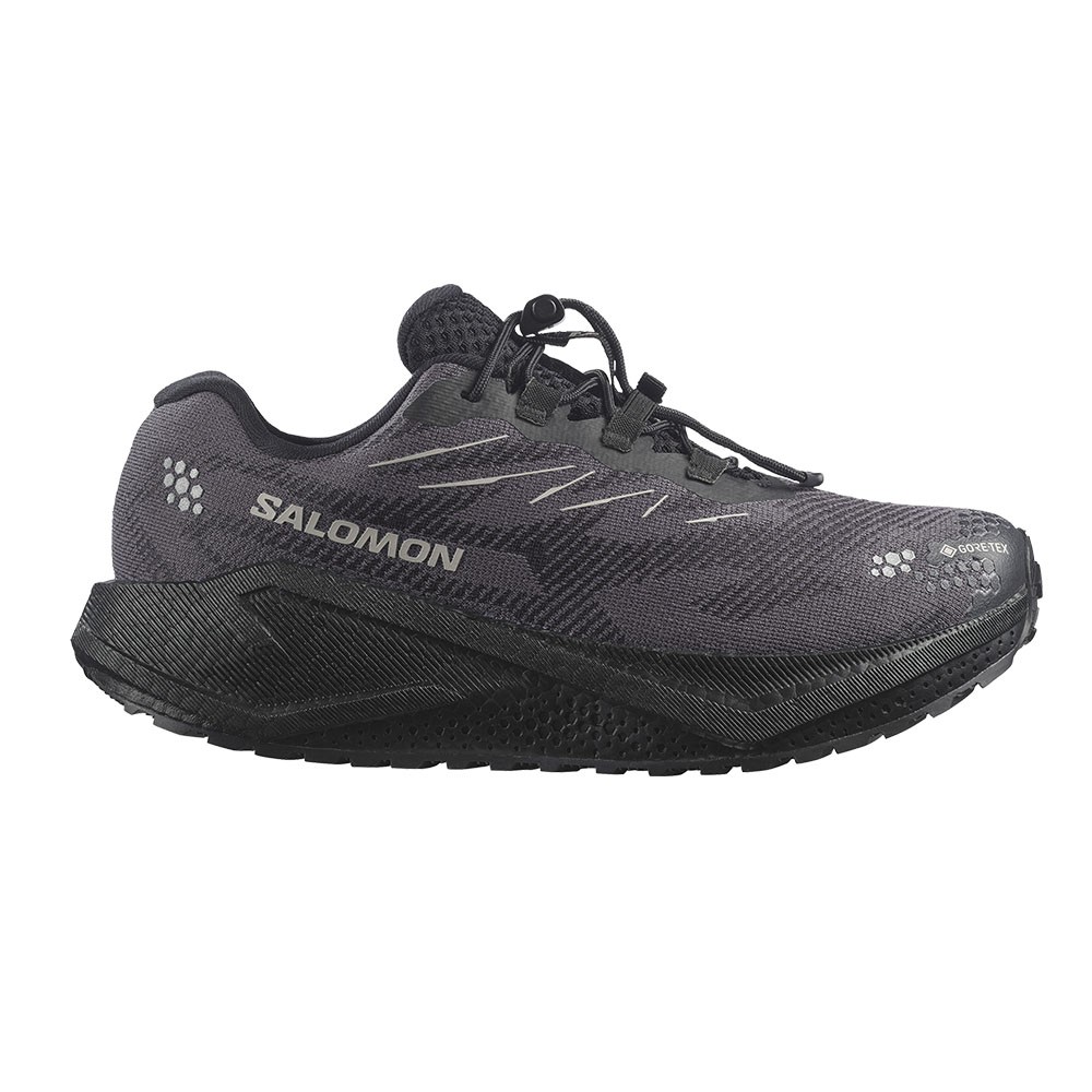 Salomon Aero Blaze 4 Grvl GORE-TEX Nero Nero Paloma - Scarpe Trail Running Donna