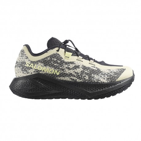 Salomon Aero Glide 4 Grvl Nero Sunny Lime - Scarpe Trail Running Uomo