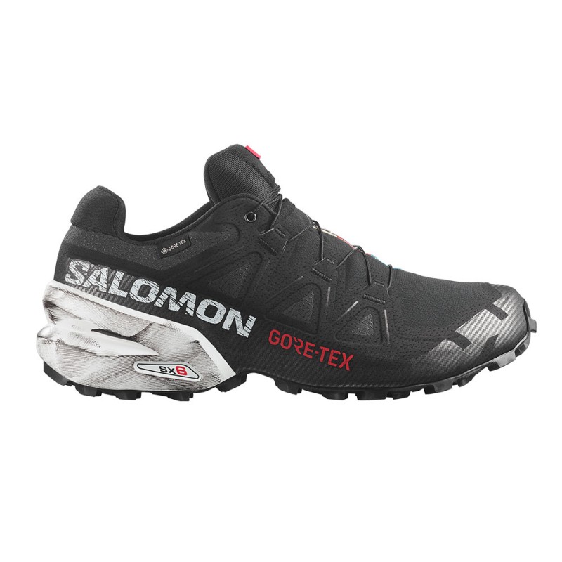 Salomon Speedcross 6 GORE-TEX 20 Years Nero Bianco Fiery Rosso - Scarpe Trail Running Uomo