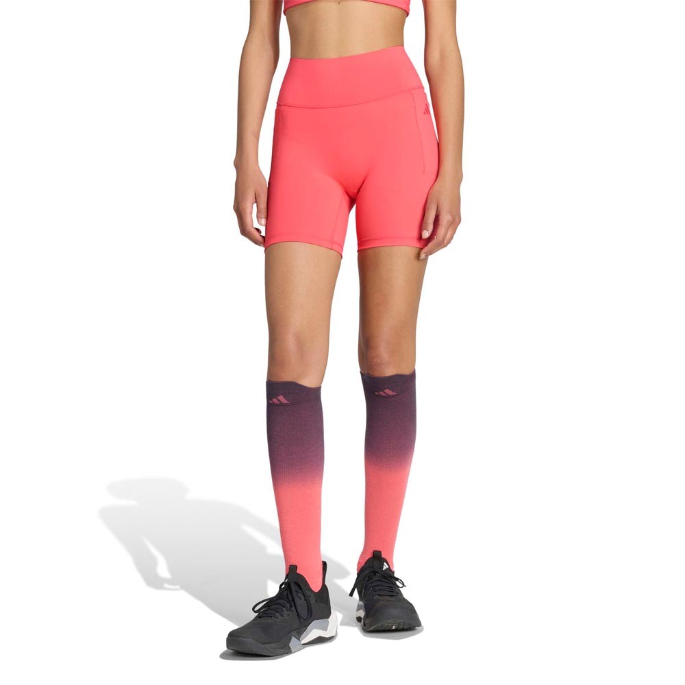 ADIDAS Optime Shorts Sportivi Power Fuxia Donna